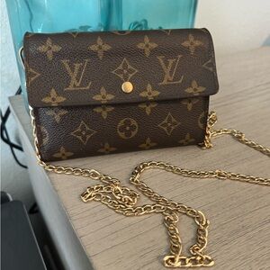 Louis Vuitton Wallet on a Chain Converted